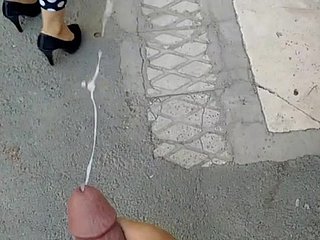 Public cumshot