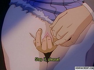 Gadis slutty hentai akan dianiaya