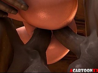 chunky boobs 3d peer royalty fucked wide of chunky horseshit devils