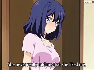 La sorella lesbica ha un trio hentai anime