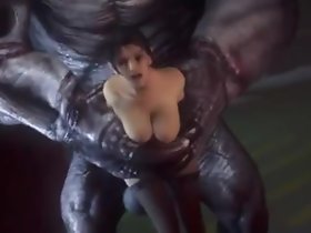 3D Monstres putain de Kunoichi