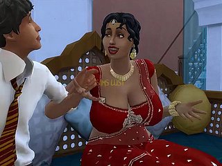 Desi Telugu Dominate Saree Aunty Lakshmi Dihiasi oleh Seorang Lelaki Muda - Vol 1, Bahagian 1 - Whims Jilted - Dengan Sarikata Bahasa Inggeris
