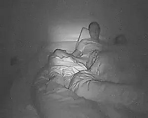 Our TV Is Watching Us - night shot - night flight of fancy