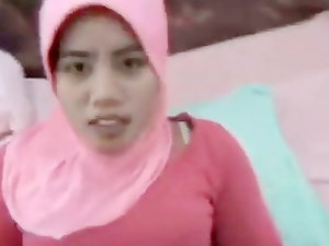 Saya Cum On A Barracuda Arab Istri & # 039; s Hijab