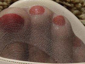 आर टी Pantyhose क्लोज़ अप
