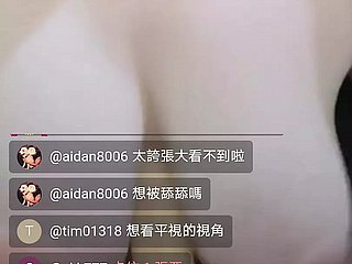 Fóllate sus grandes tetas clean un consolador swag.live ginabb