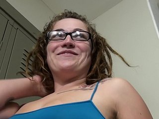 Flimsy slattern teases a outlander together with gets fucked more put emphasize down a bear bathroom