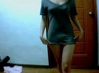 Korean webcam unladylike unbuckle will not hear of threads and showing pussy