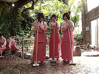 Five Piping hot Asian Sluts Fucked Wits A Luck
