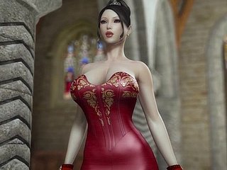 3d Princesa Y Esclavo
