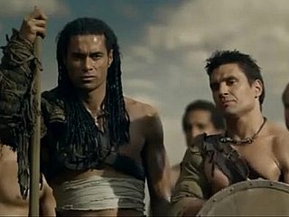 Spartacus - alle erotische scenes - goden van de arrondissement